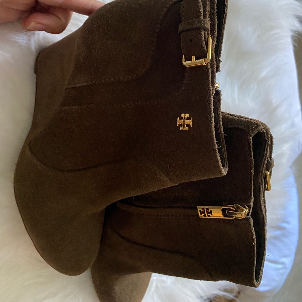 Tory Burch wedge booties